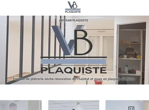 VB Plaquiste : Site d'artisan