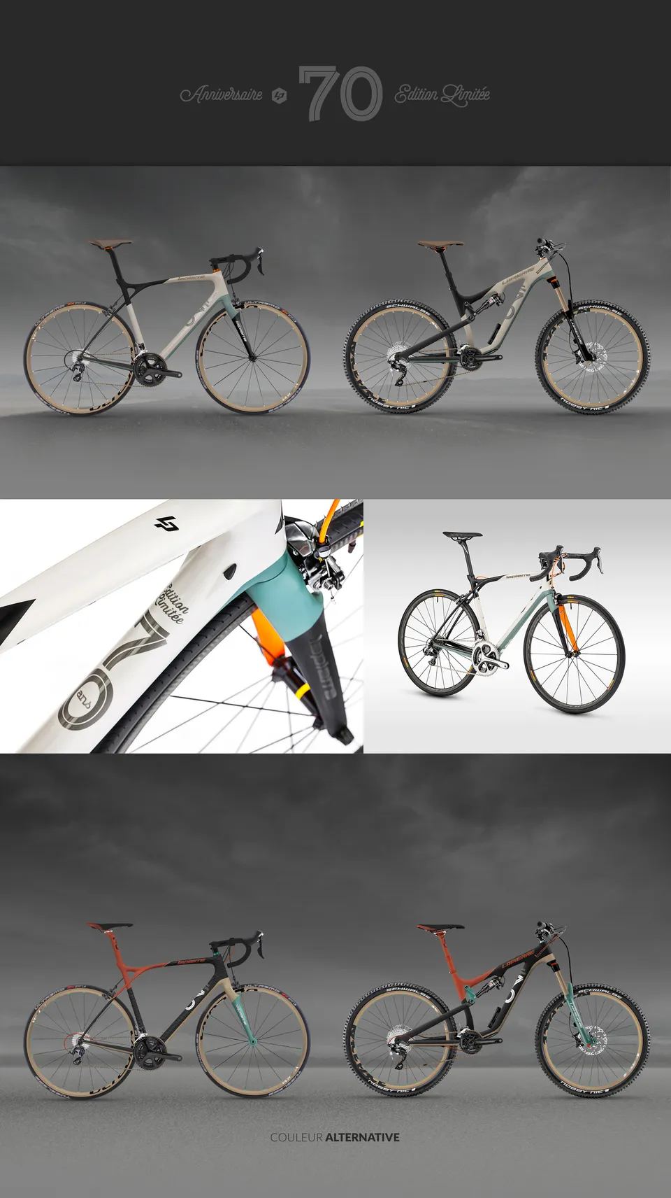 Cycles Lapierre : Gamme édition limitée, 70 ans (1/1)