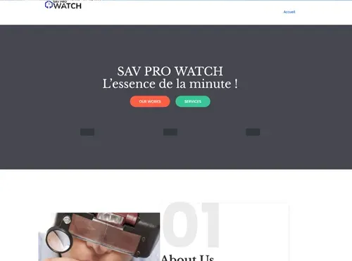 Sav Pro Watch : Site d'atelier