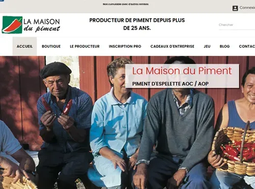 La Maison du Piment : Boutique en ligne